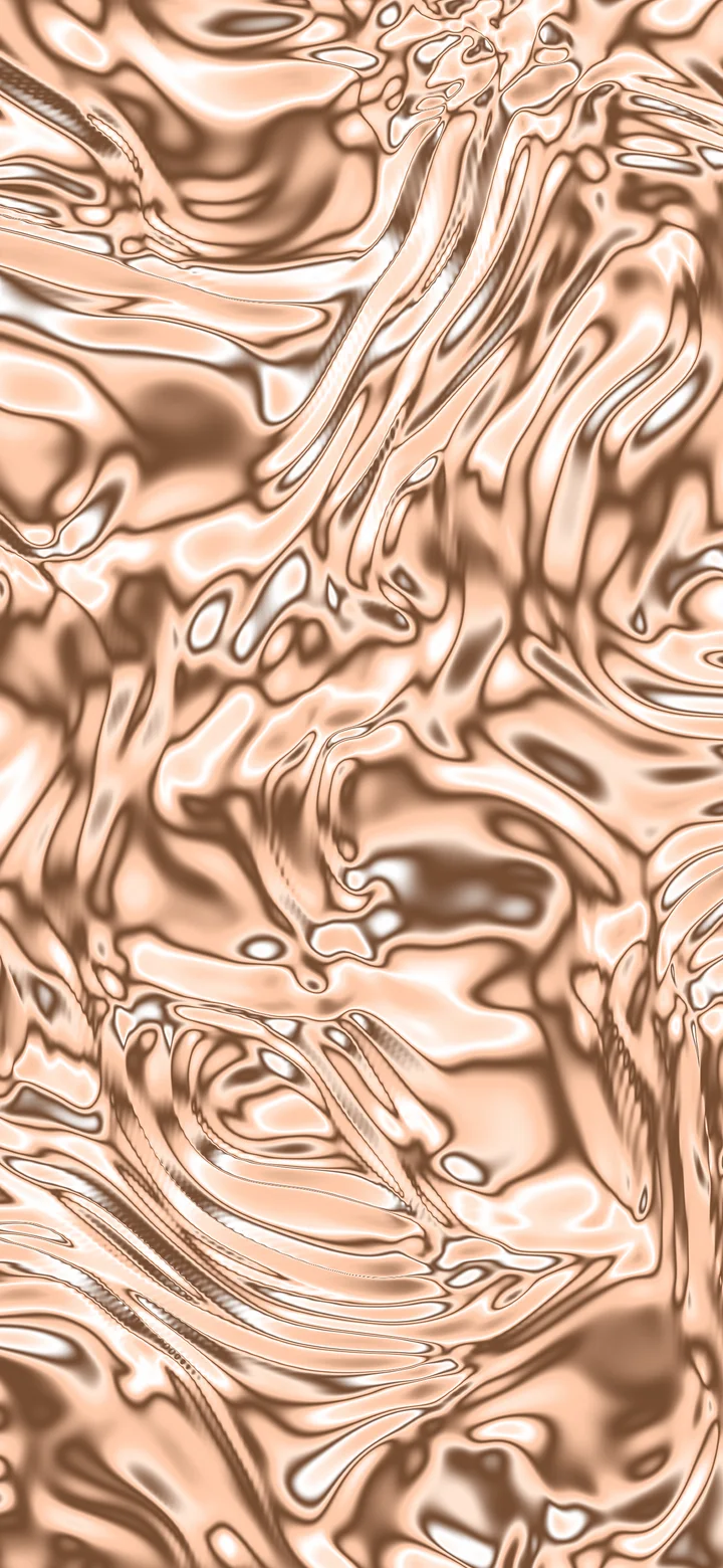 Peach Liquid Chrome wallpaper for iPhone and Android
