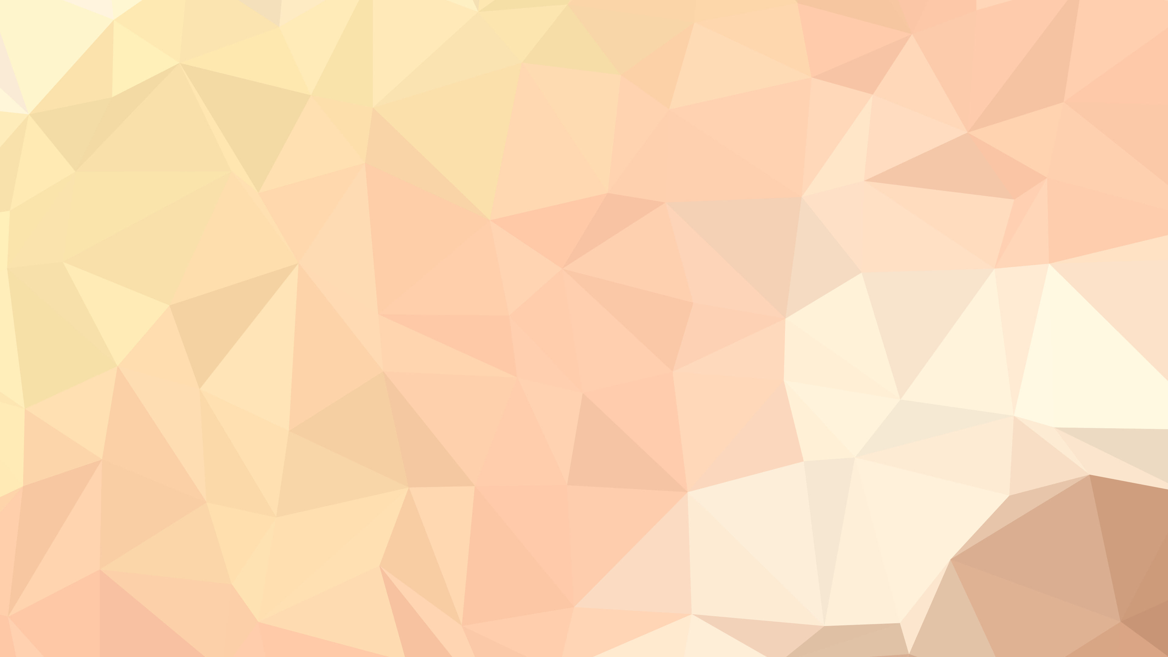 Peach Low Poly desktop wallpaper in 4K