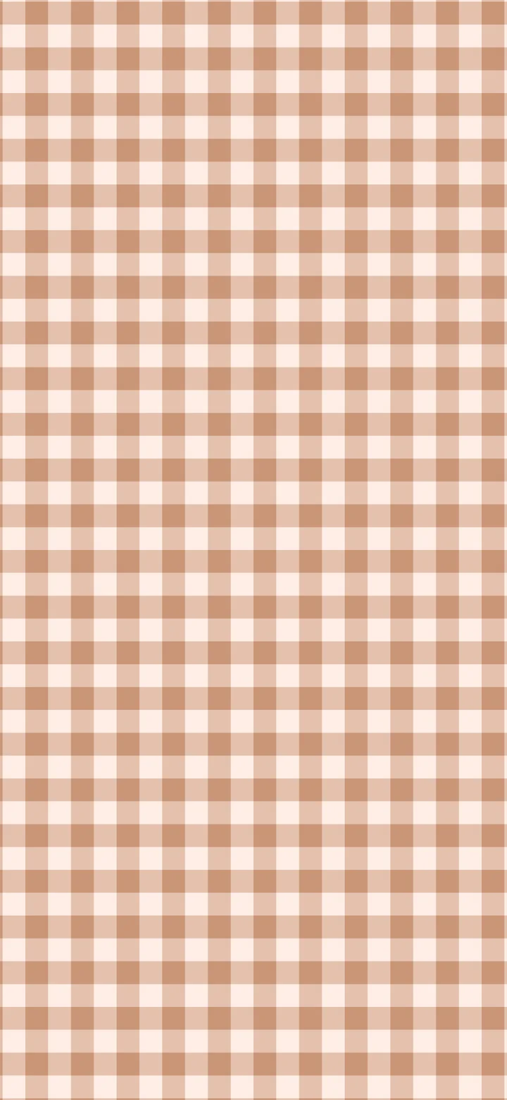 Peach Mini Gingham wallpaper for iPhone and Android