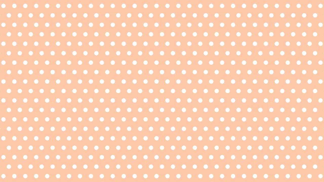 Peach Mini Polka Dot desktop wallpaper in 4K