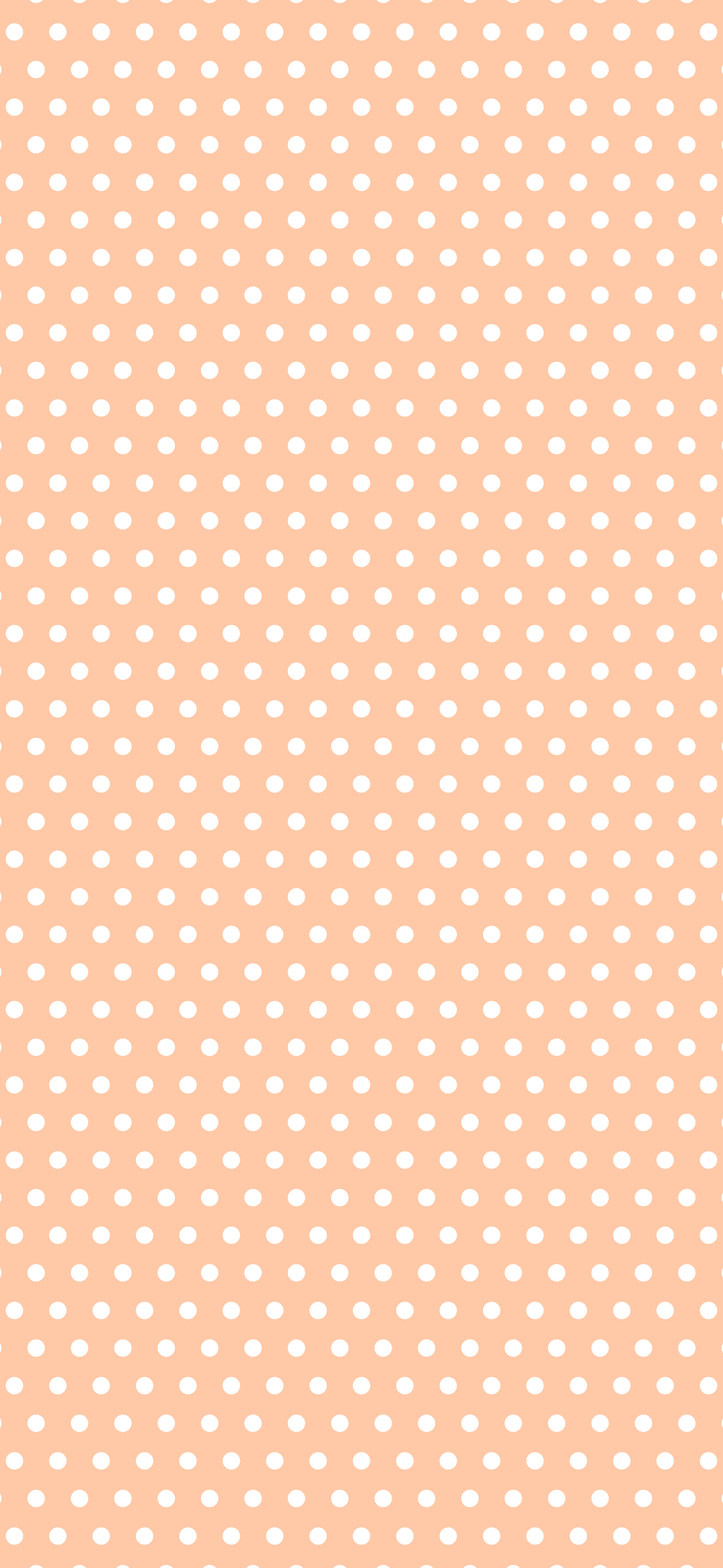 Peach Mini Polka Dot wallpaper for iPhone and Android