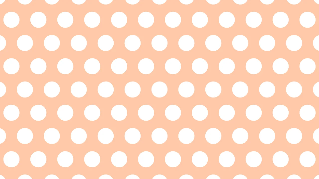 Peach Polka Dot desktop wallpaper in 4K