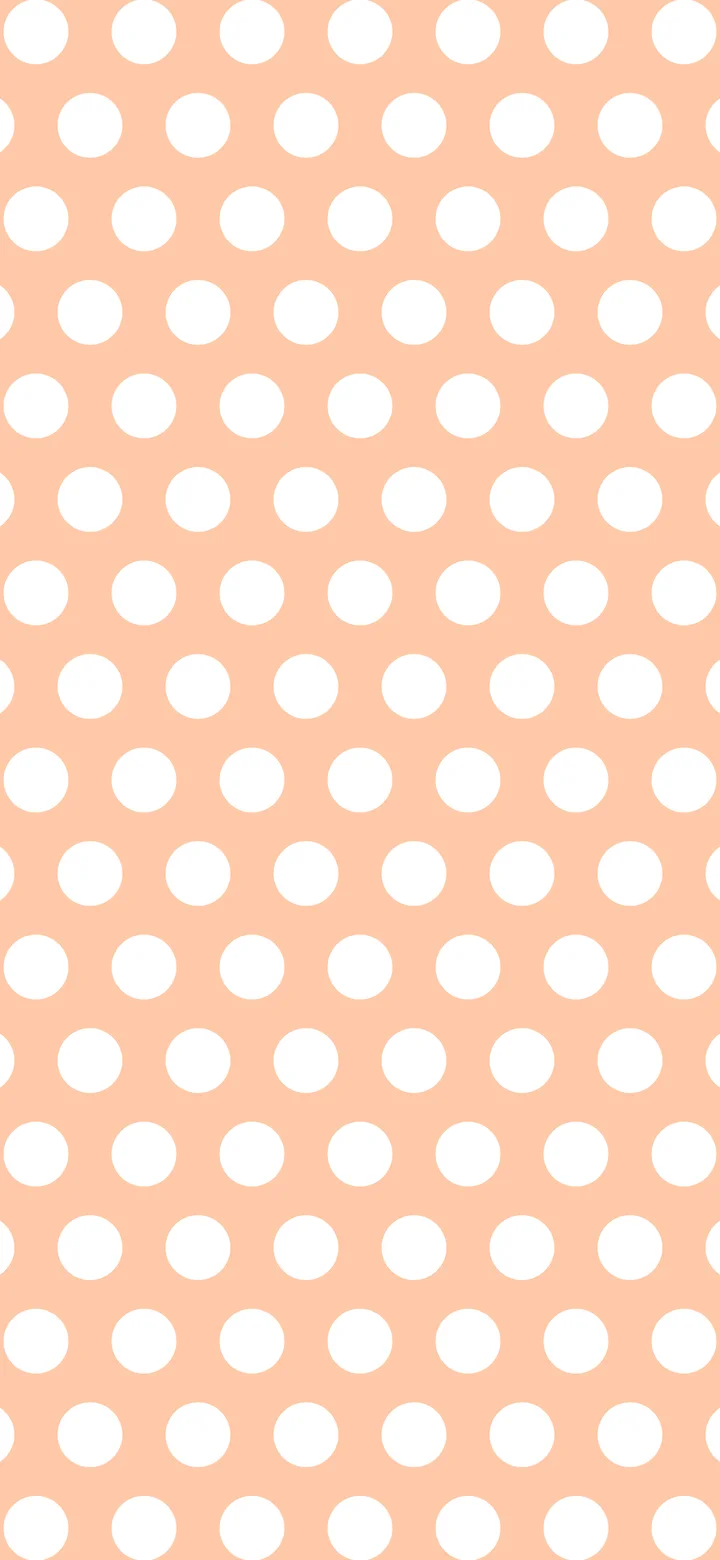 Peach Polka Dot wallpaper for iPhone and Android