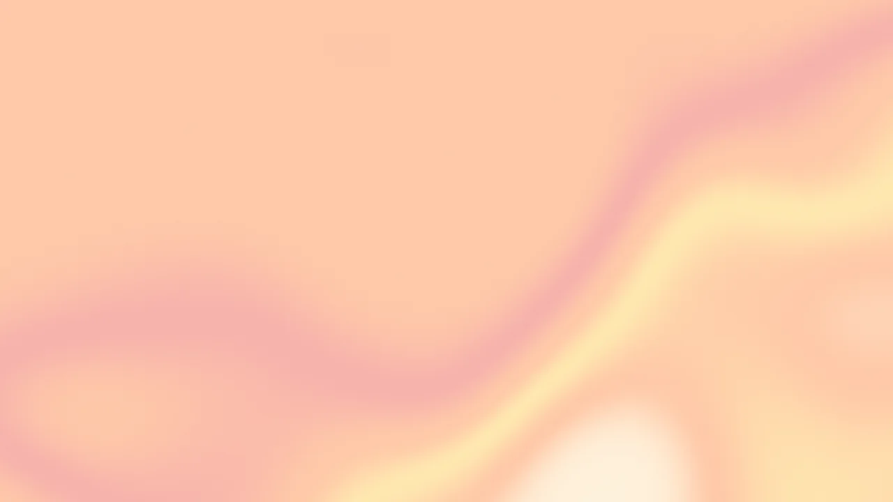 Peach Silky Gradient desktop wallpaper in 4K