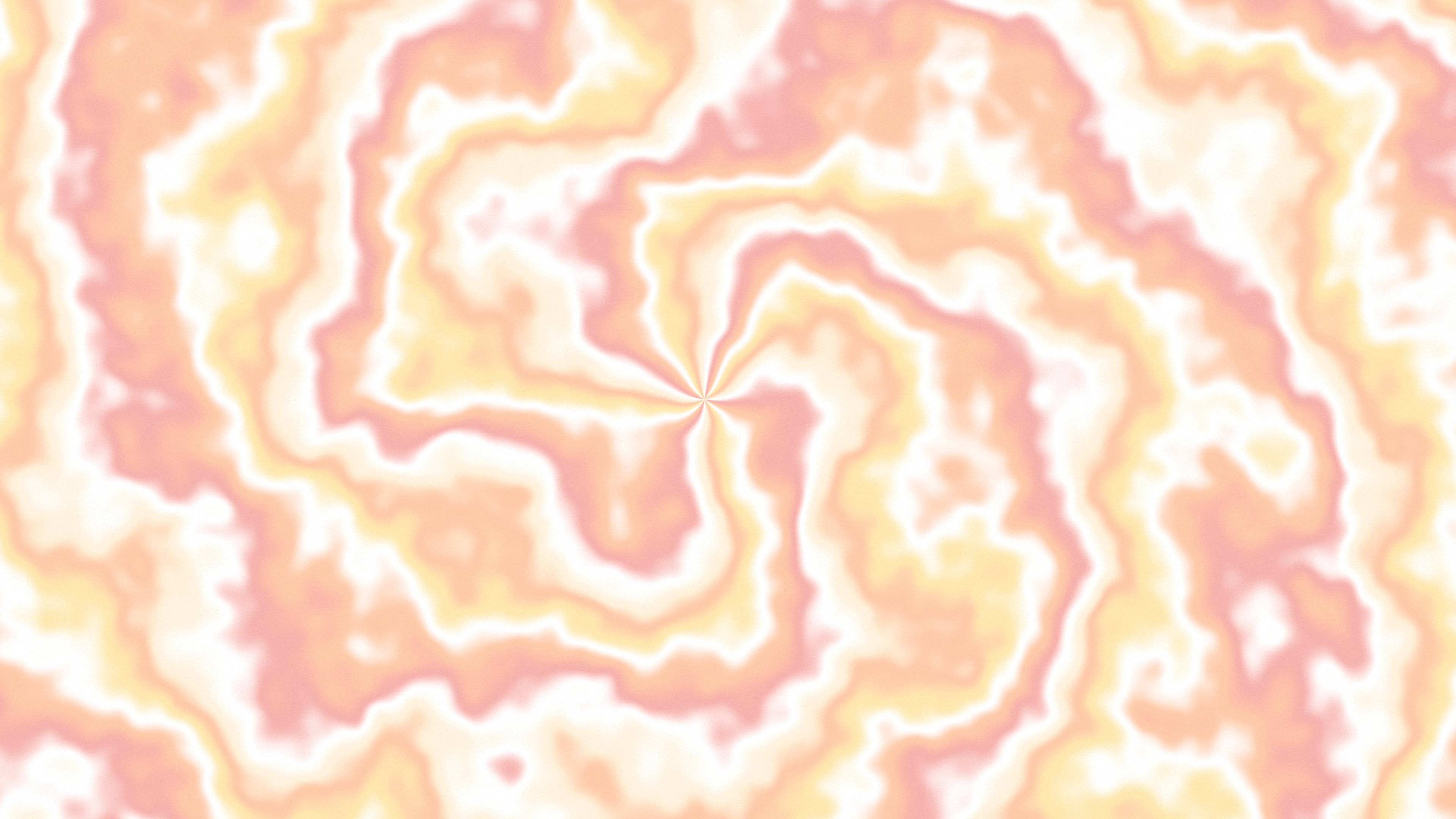 Peach Spiral Tie Dye desktop wallpaper in 4K