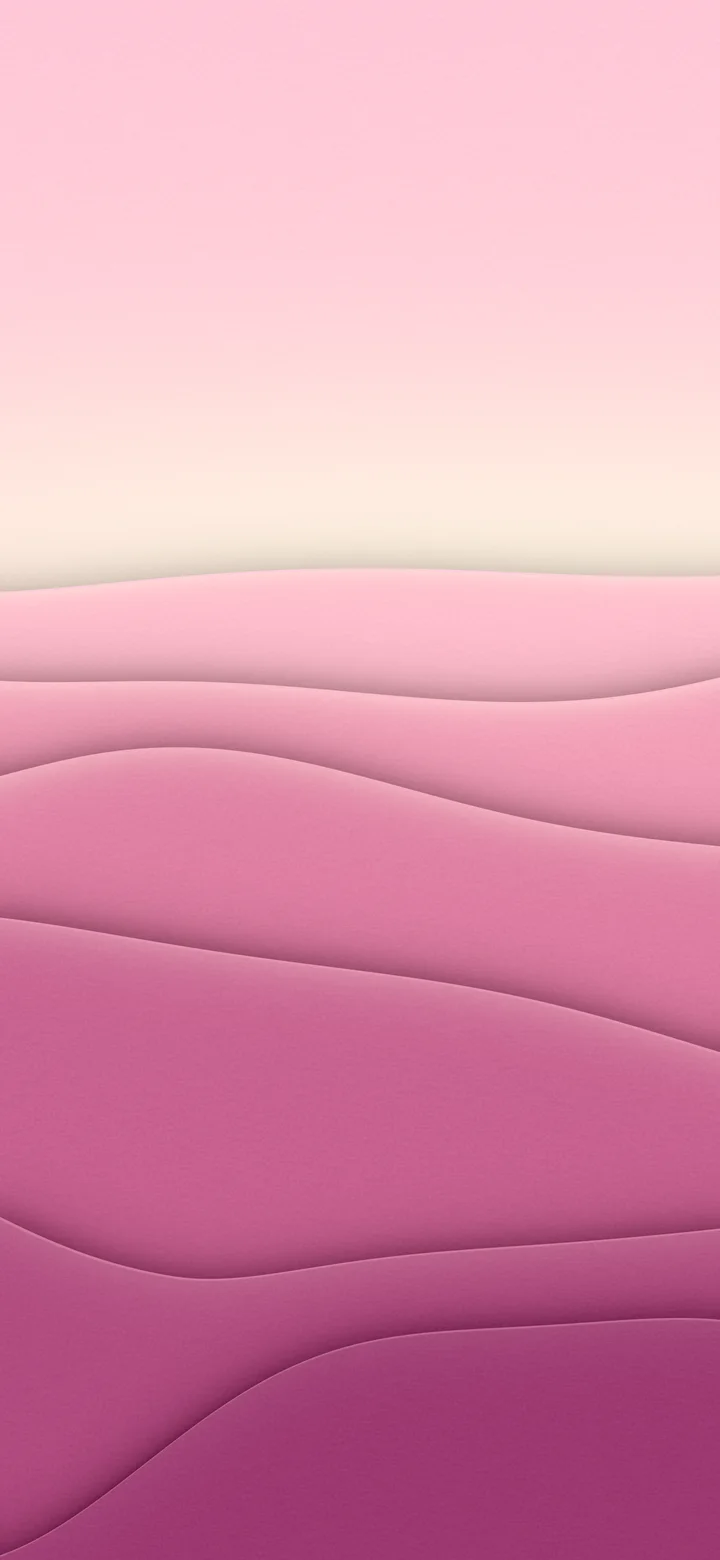 Pink 3D Paper Cut Abstract Layers wallpaper for iPhone and Android