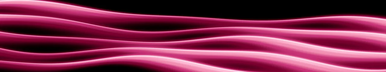Pink Abstract Wave triple monitor wallpaper, 7680 × 1440
