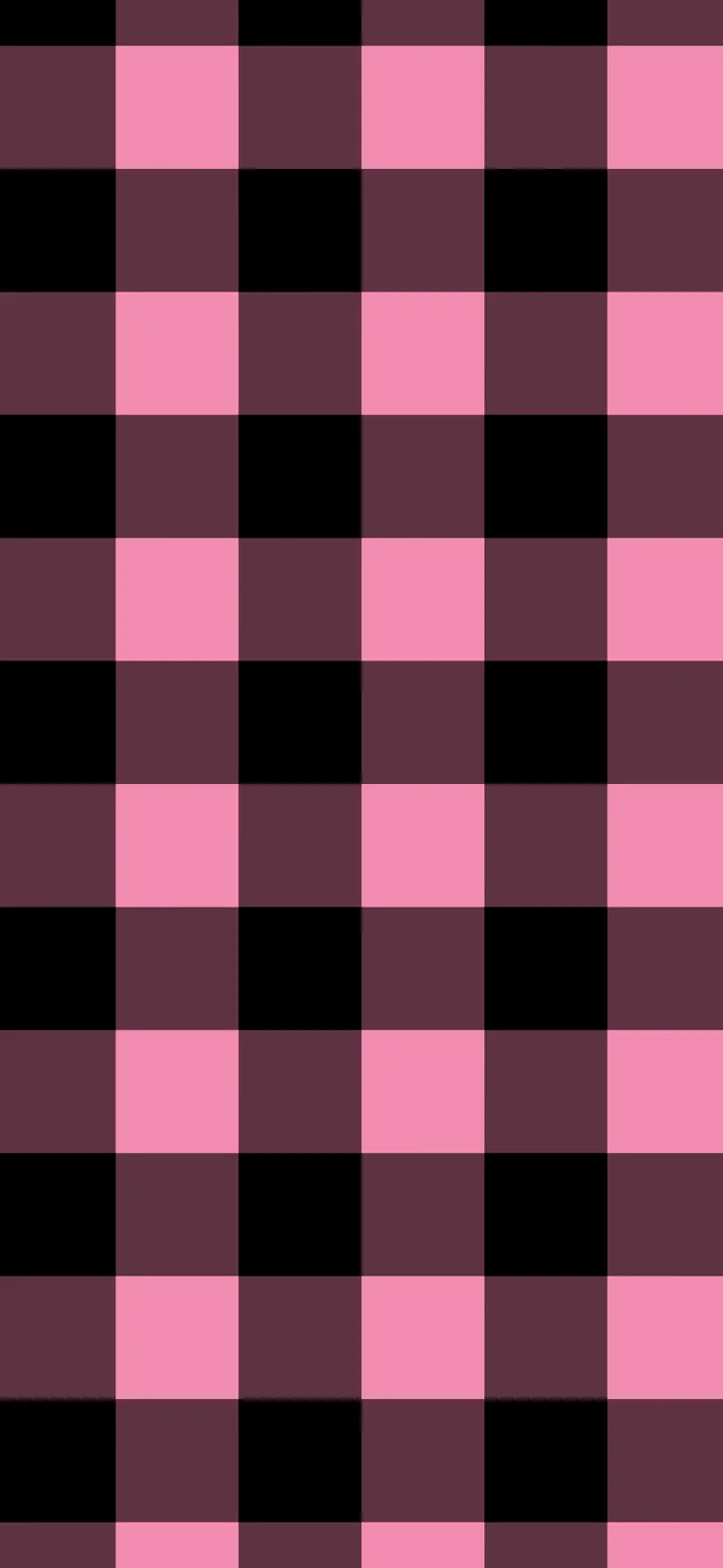 Pink and Black Buffalo Check Plaid wallpaper for iPhone and Android