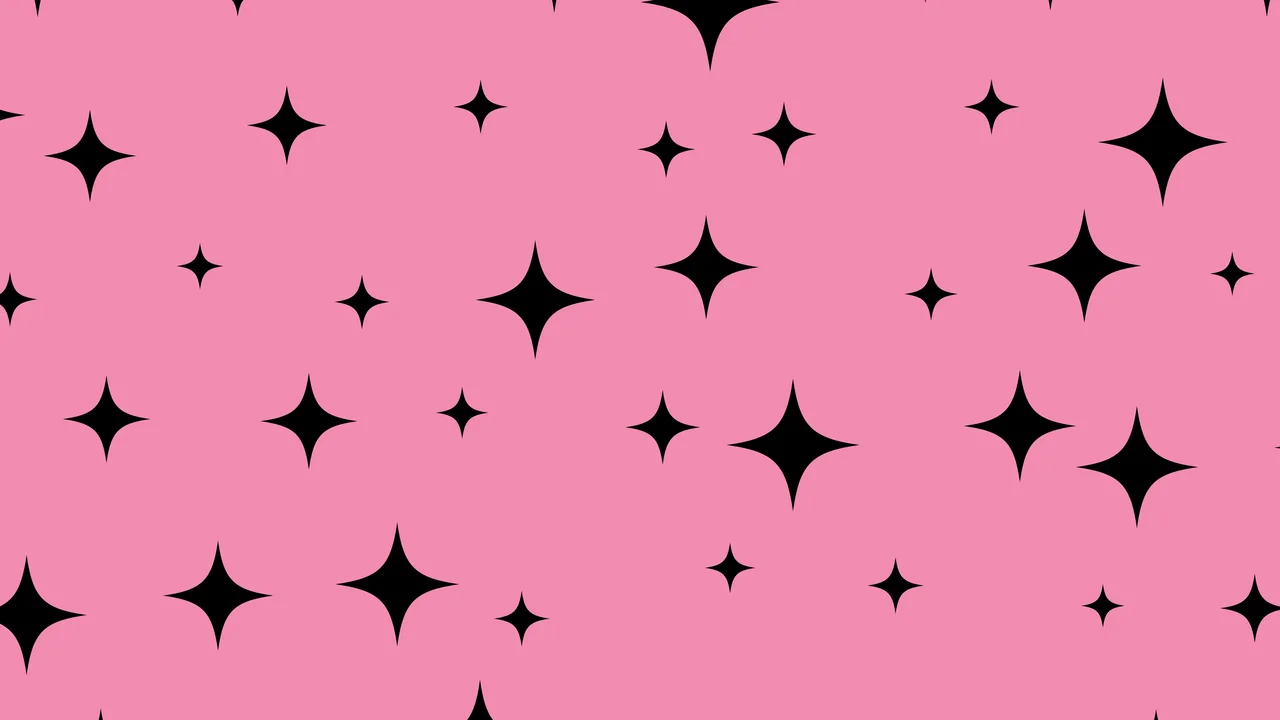 Pink and Black Sparkle Pattern desktop wallpaper in 4K