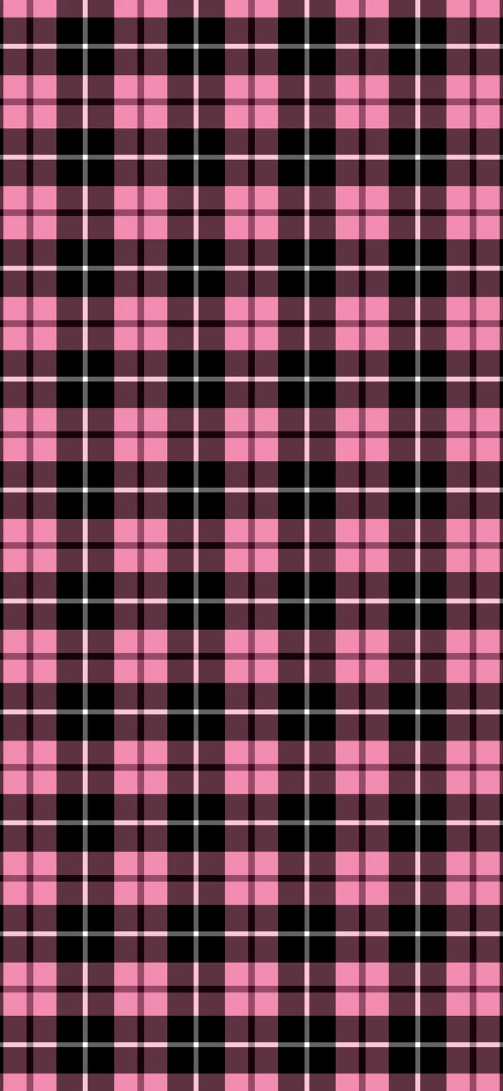 Pink and Black Tartan Plaid wallpaper for iPhone and Android