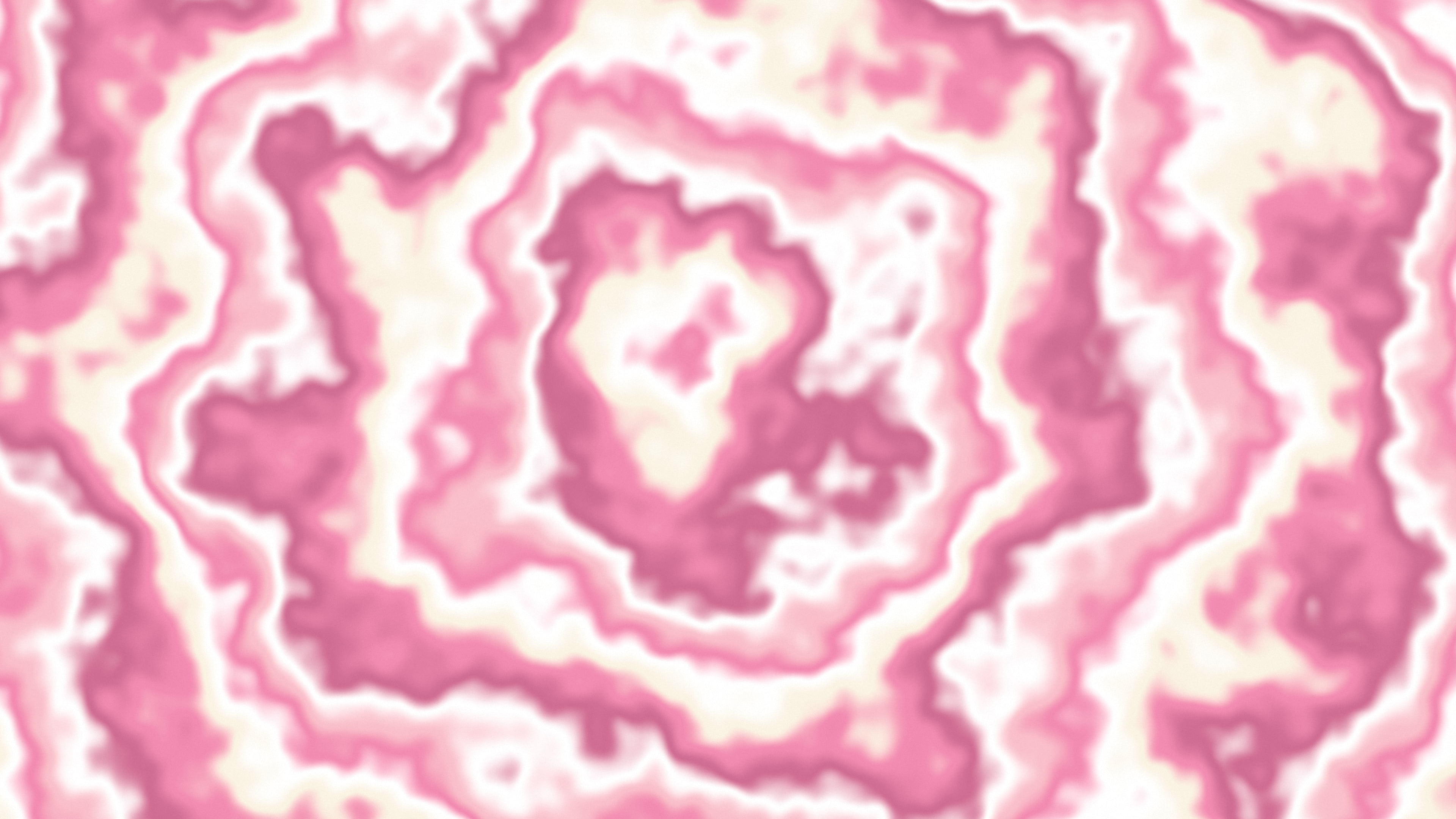 Pink and Cream Bullseye Tie Dye desktop wallpaper in 4K
