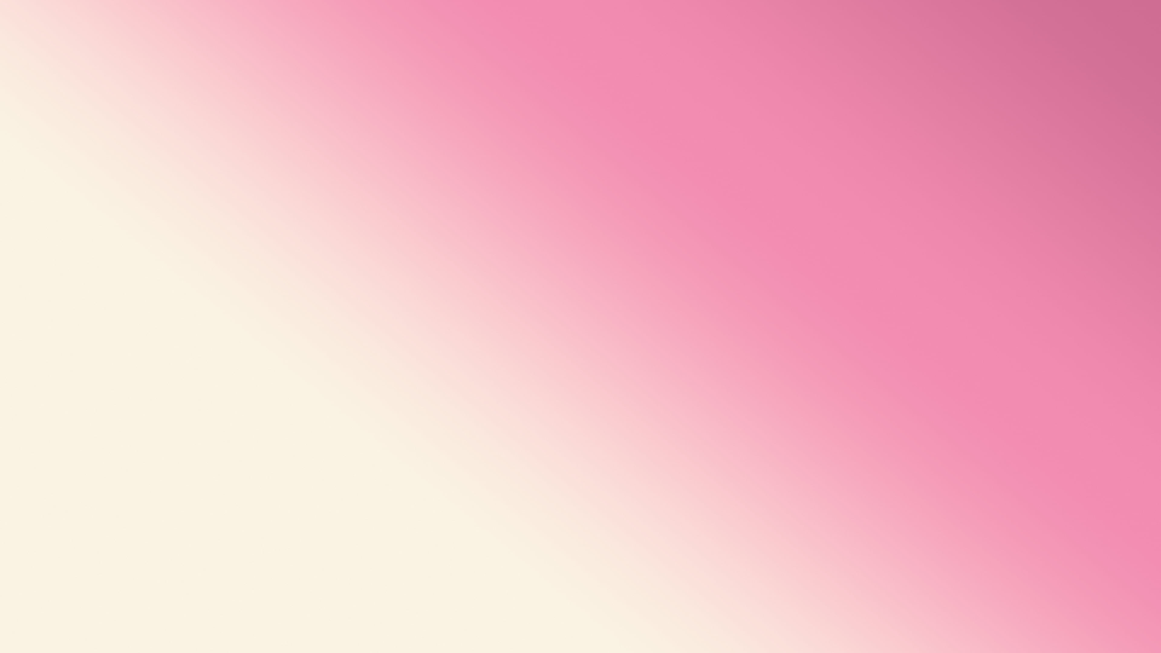 Pink and Cream Diagonal Ombre Gradient desktop wallpaper in 4K