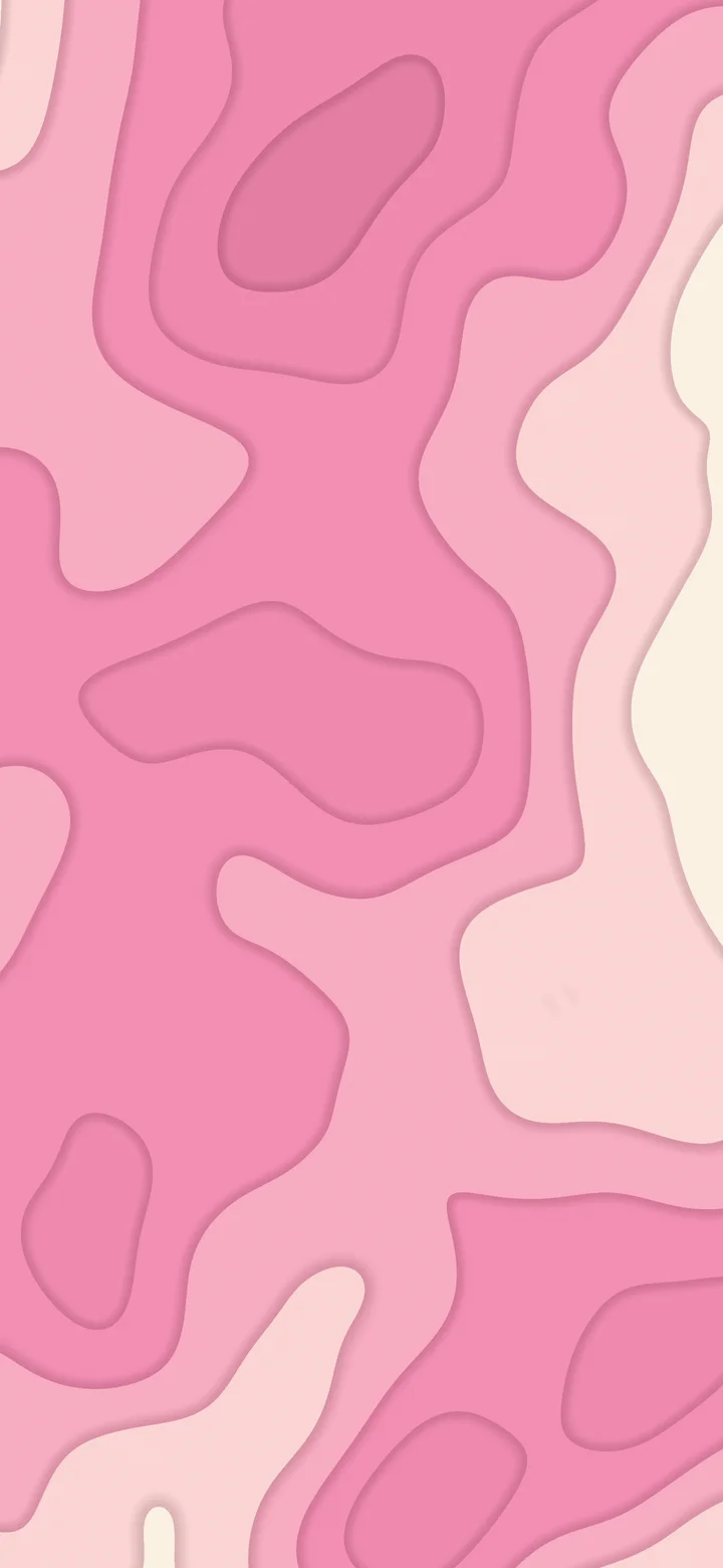 Pink and Cream Layered Topographic wallpaper for iPhone and Android