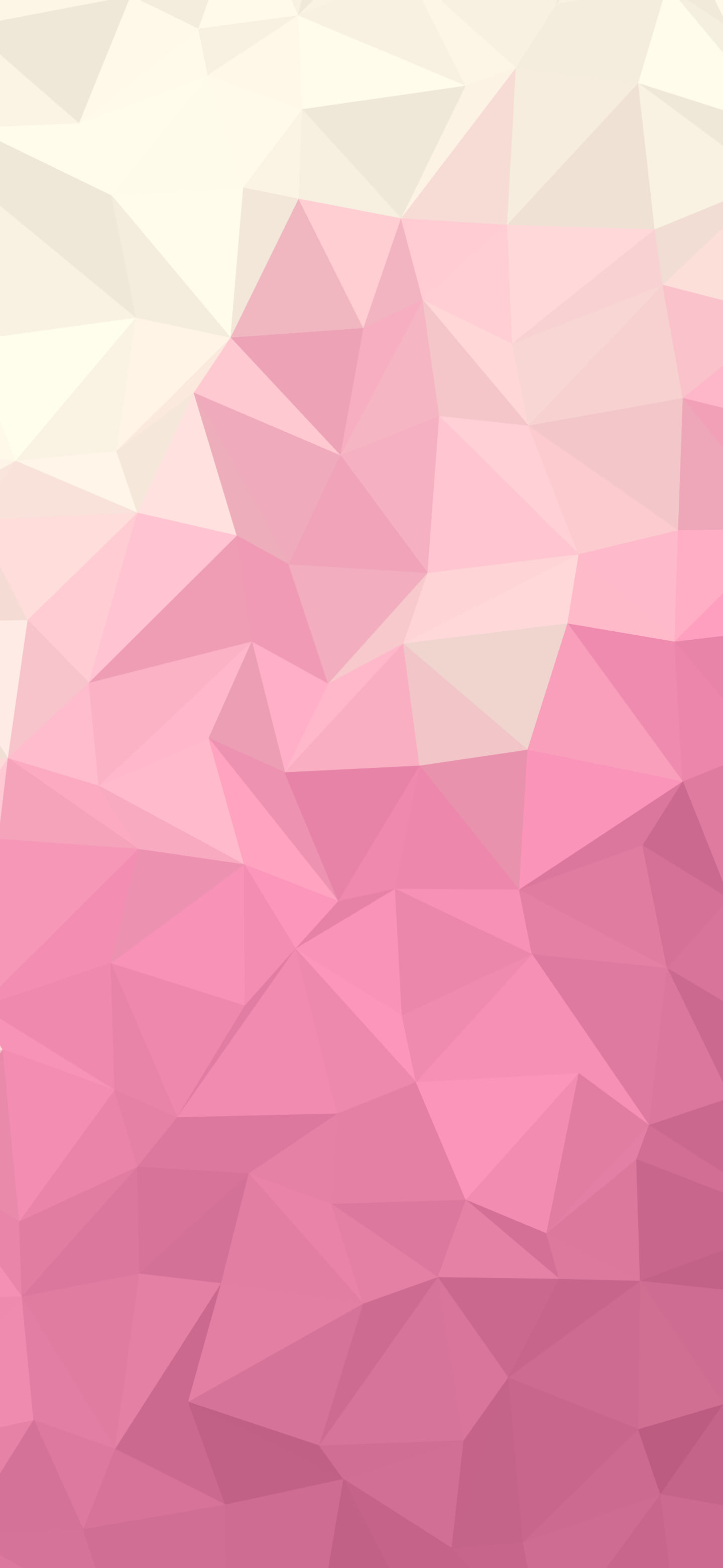Pink and Cream Low Poly wallpaper for iPhone and Android