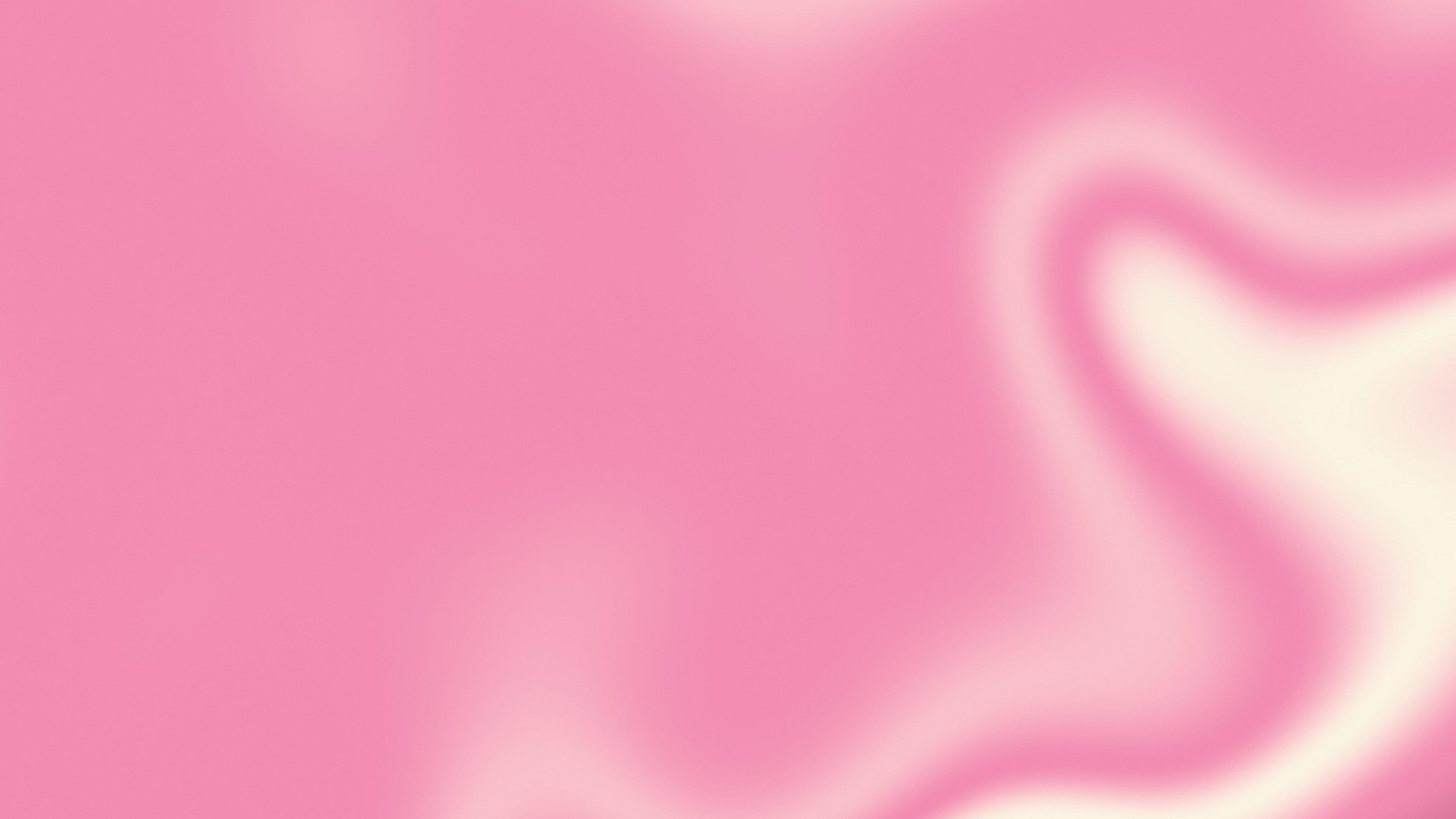 Pink and Cream Silky Gradient desktop wallpaper in 4K
