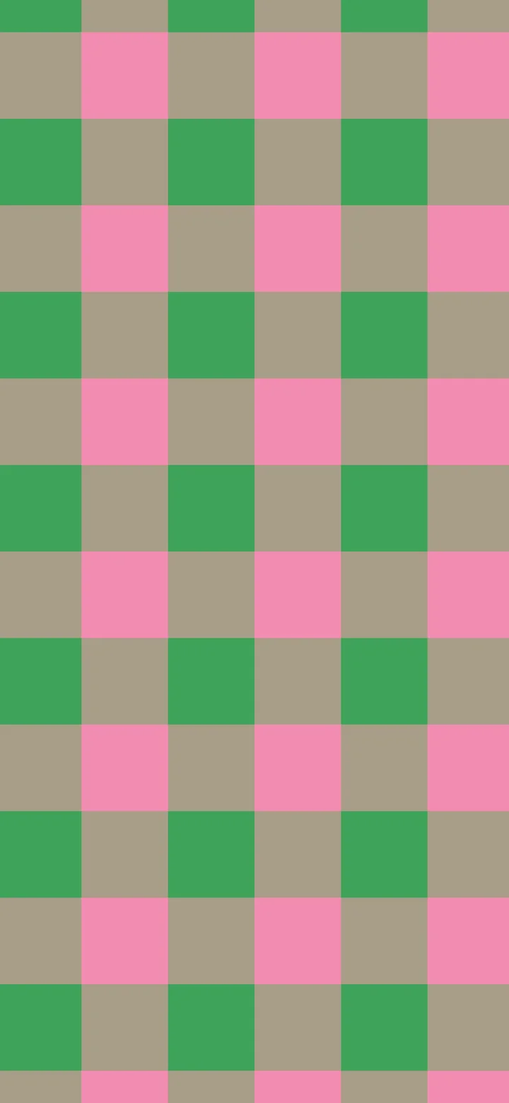 Pink and Green Buffalo Check Plaid wallpaper for iPhone and Android