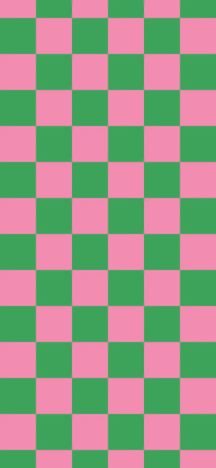 Pink and Green Checkered wallpaper for iPhone and Android