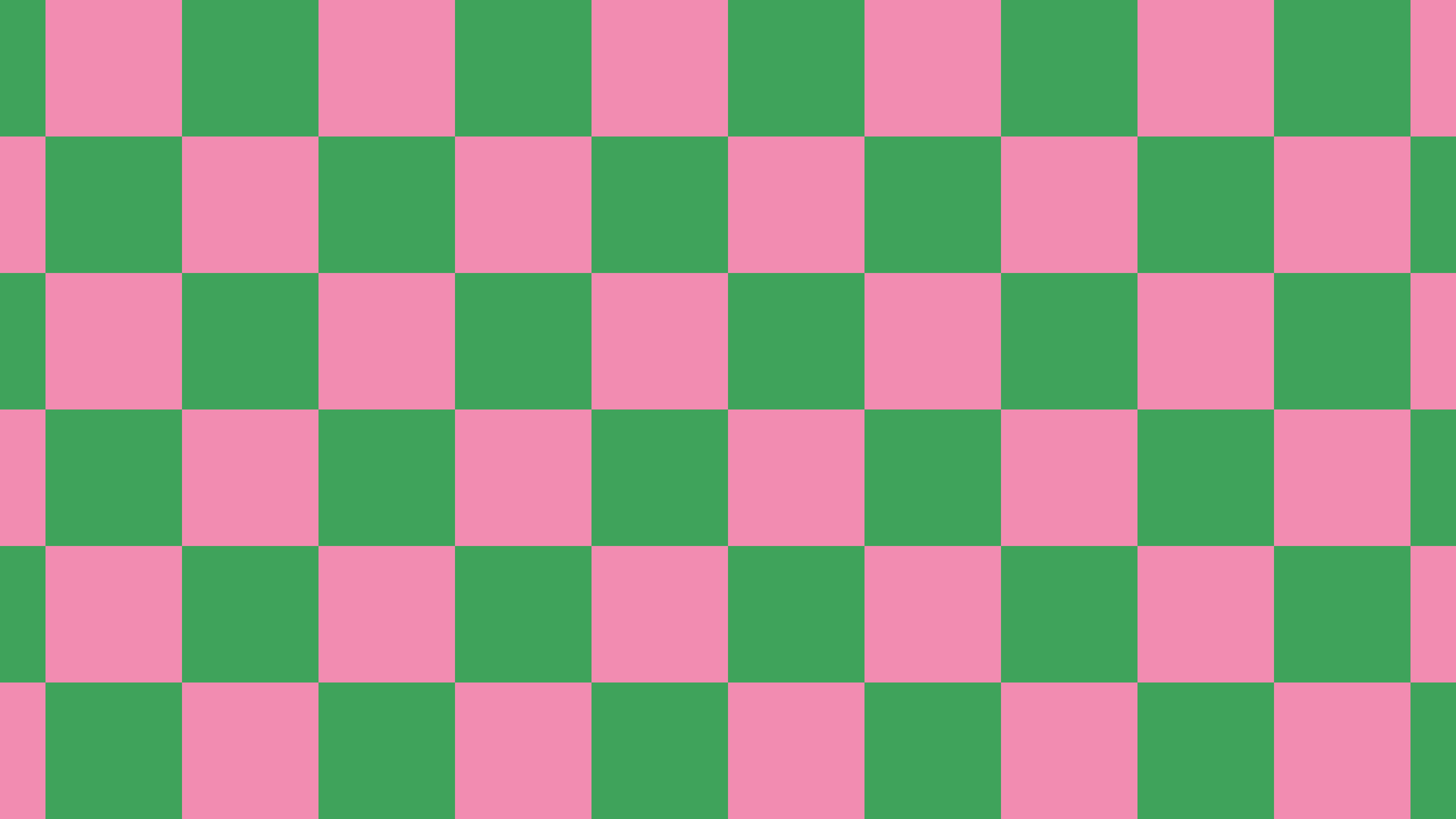 Pink and Green Checkered desktop wallpaper in 4K