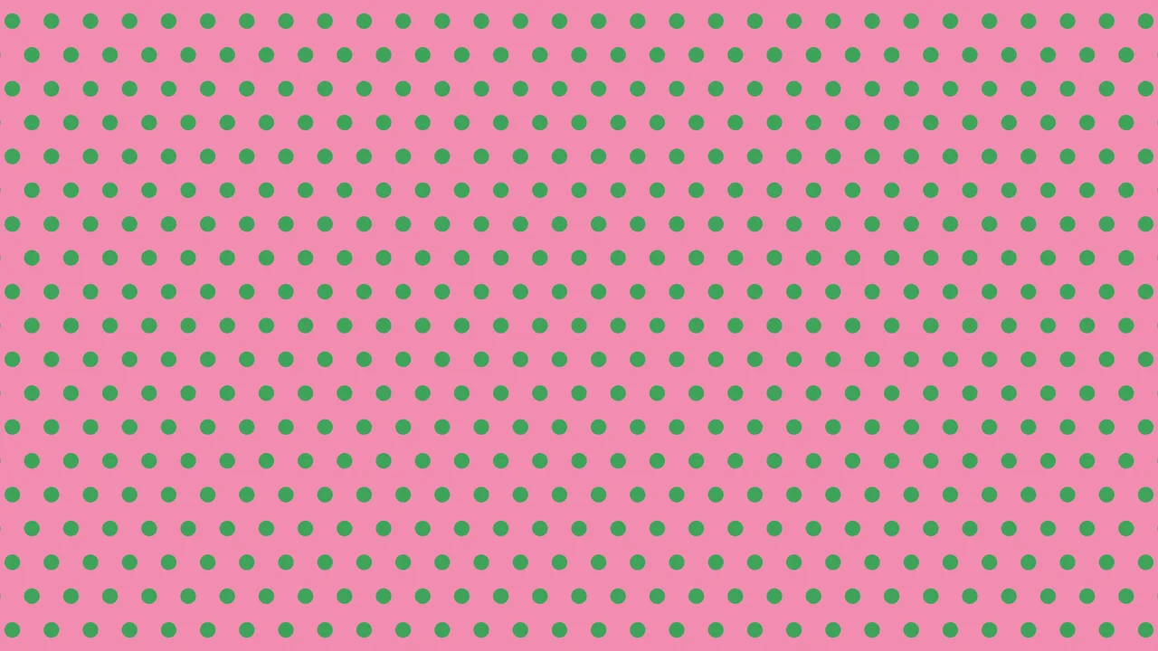 Pink and Green Mini Polka Dot desktop wallpaper in 4K