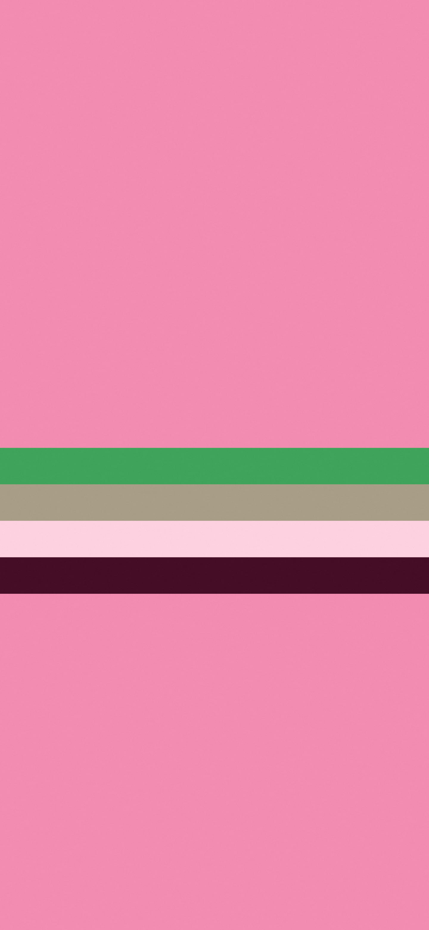 Pink and Green Retro Stripe wallpaper for iPhone and Android