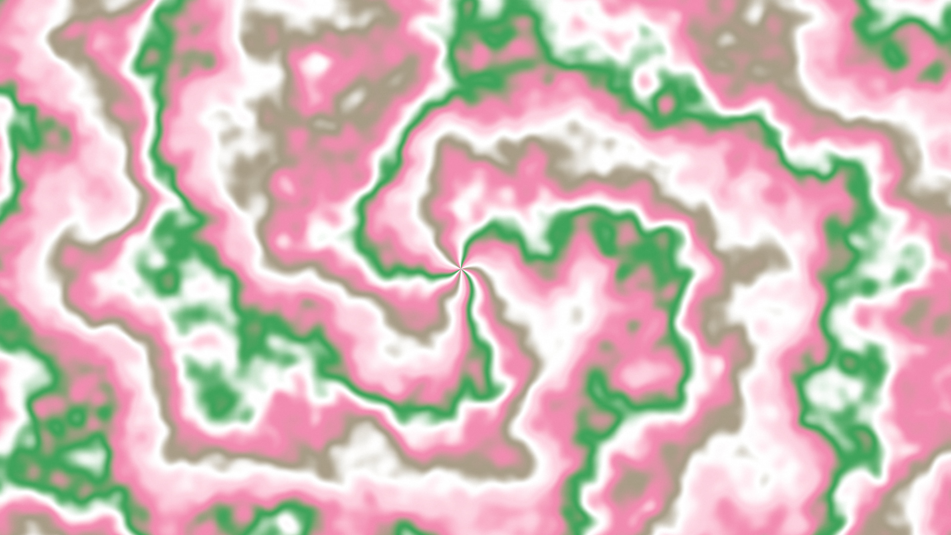 Pink and Green Spiral Tie Dye desktop wallpaper in 4K