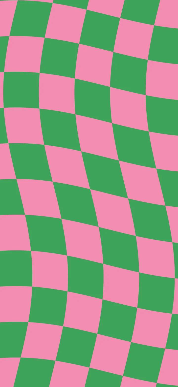 Pink and Green Wavy Checkered wallpaper for iPhone and Android