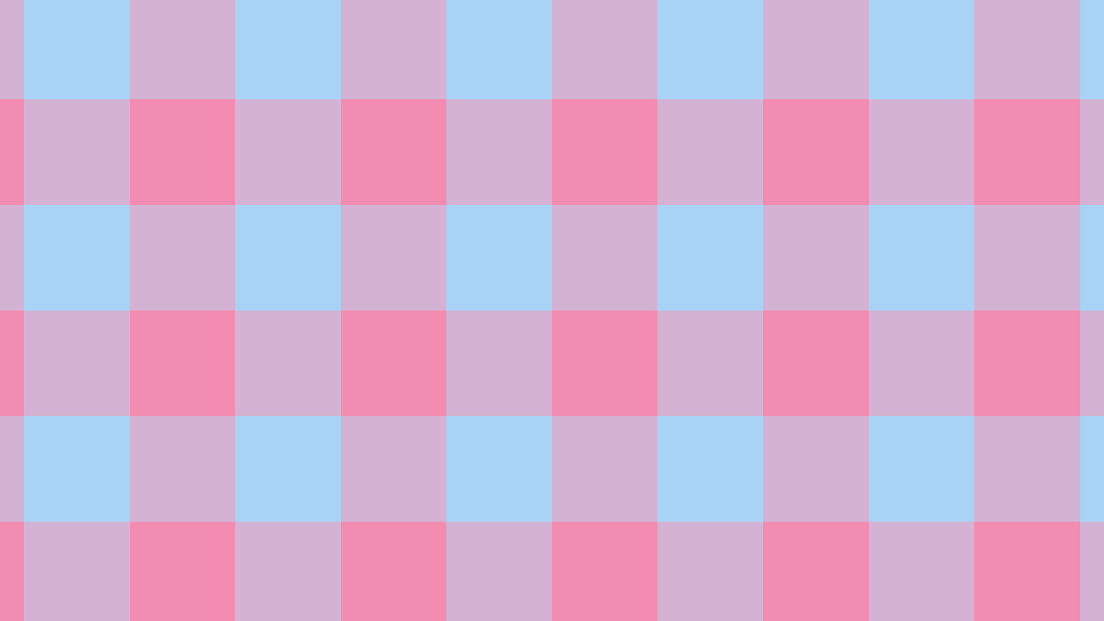 Pink and Light Blue Buffalo Check Plaid desktop wallpaper in 4K