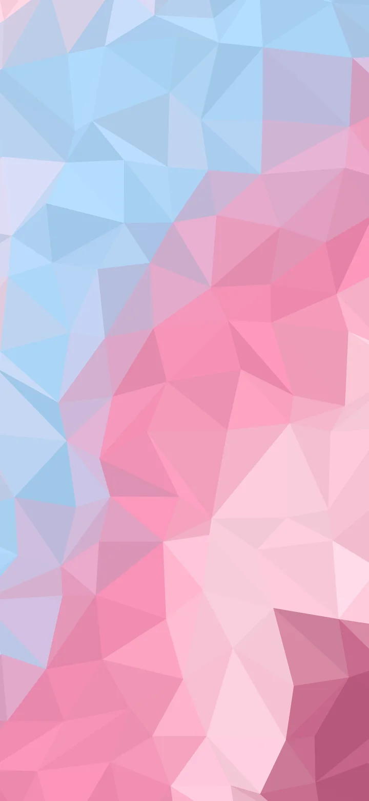 Pink and Light Blue Low Poly wallpaper for iPhone and Android