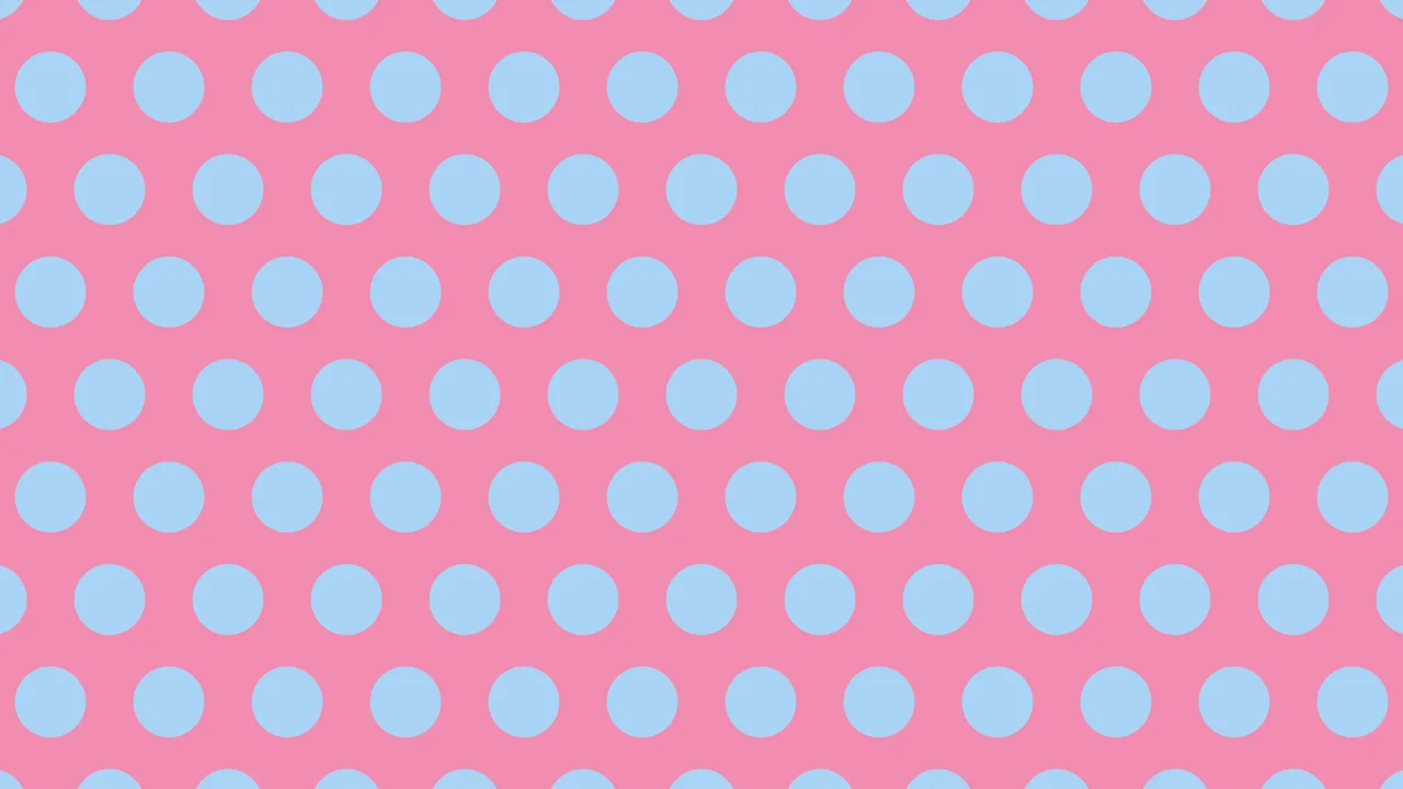 Pink and Light Blue Polka Dot desktop wallpaper in 4K