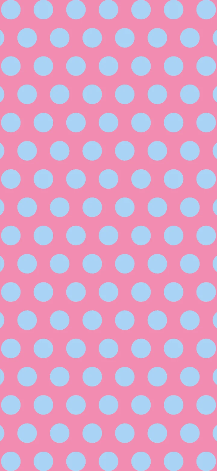 Pink and Light Blue Polka Dot wallpaper for iPhone and Android