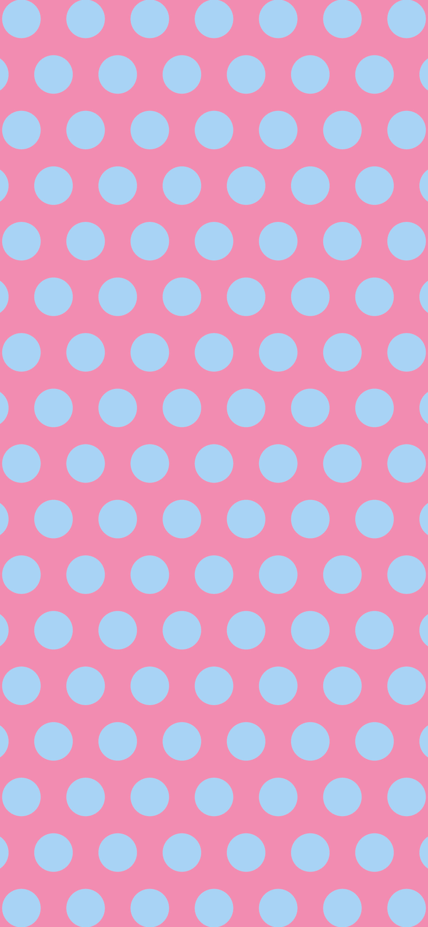 Pink and Light Blue Polka Dot wallpaper for iPhone and Android