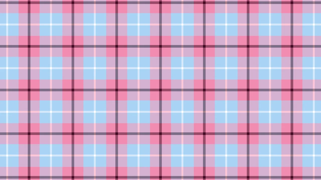 Pink and Light Blue Tartan Plaid desktop wallpaper in 4K