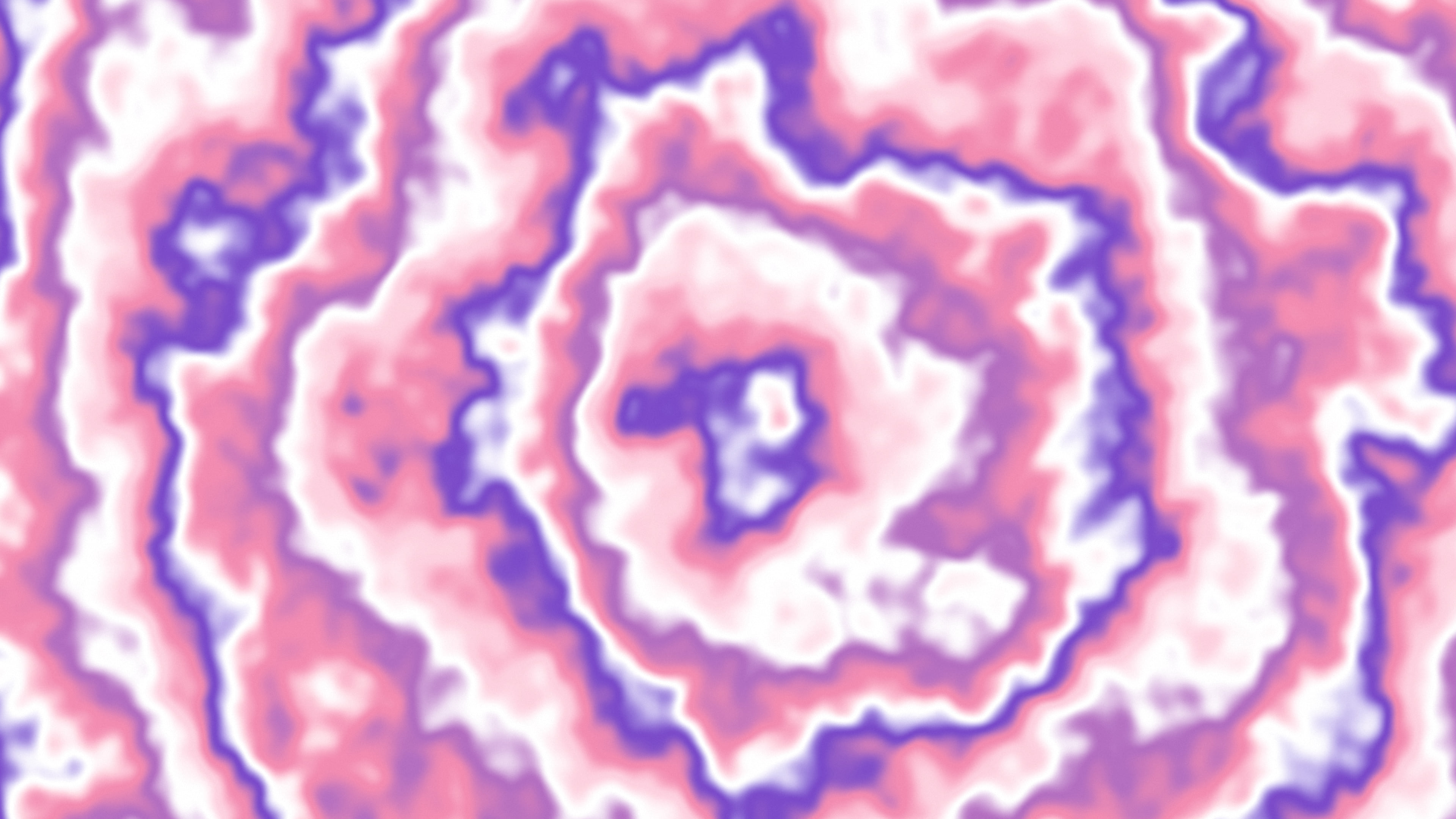 Pink and Purple Bullseye Tie Dye desktop wallpaper in 4K