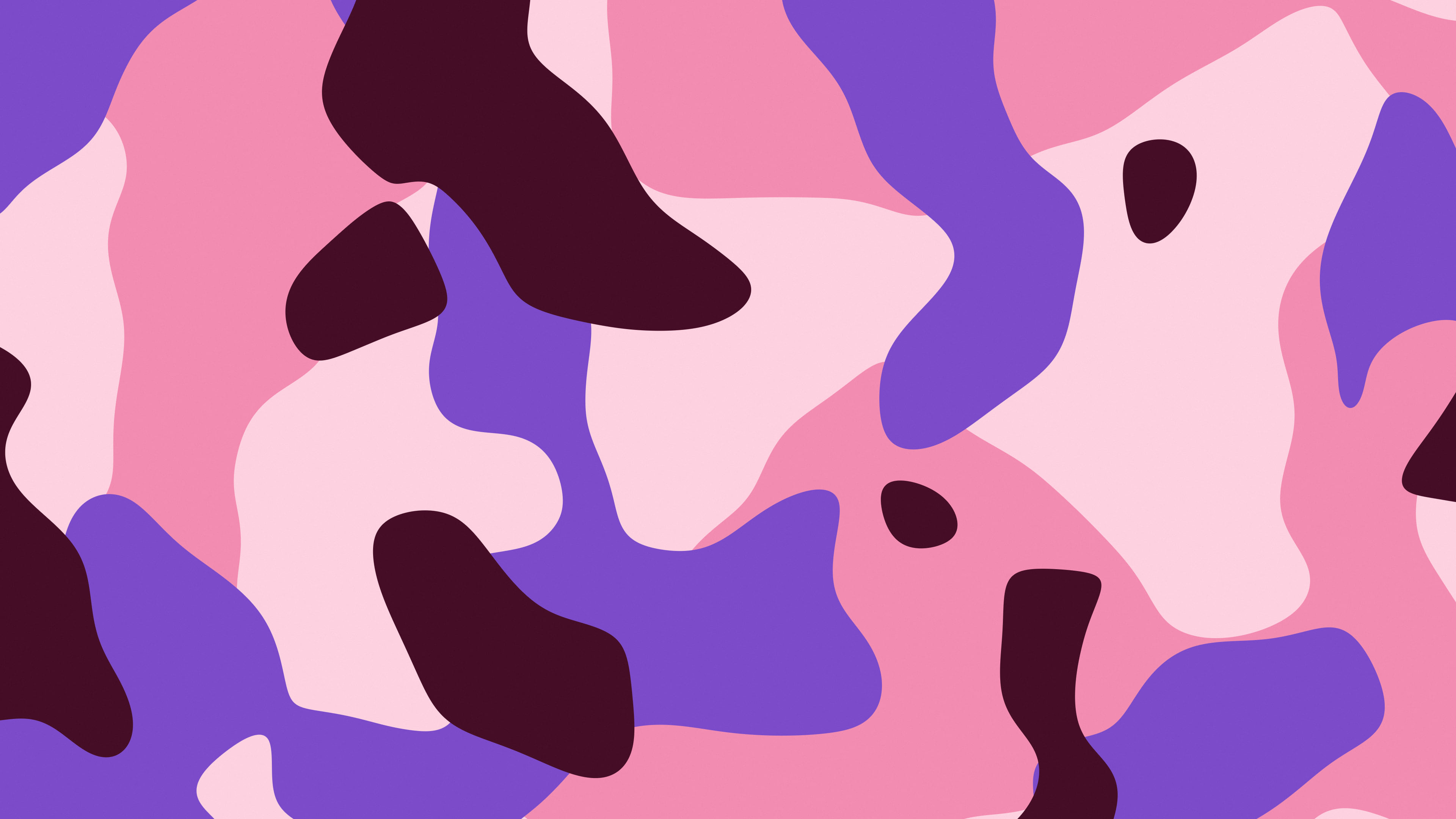Pink and Purple Camo desktop wallpaper in 4K