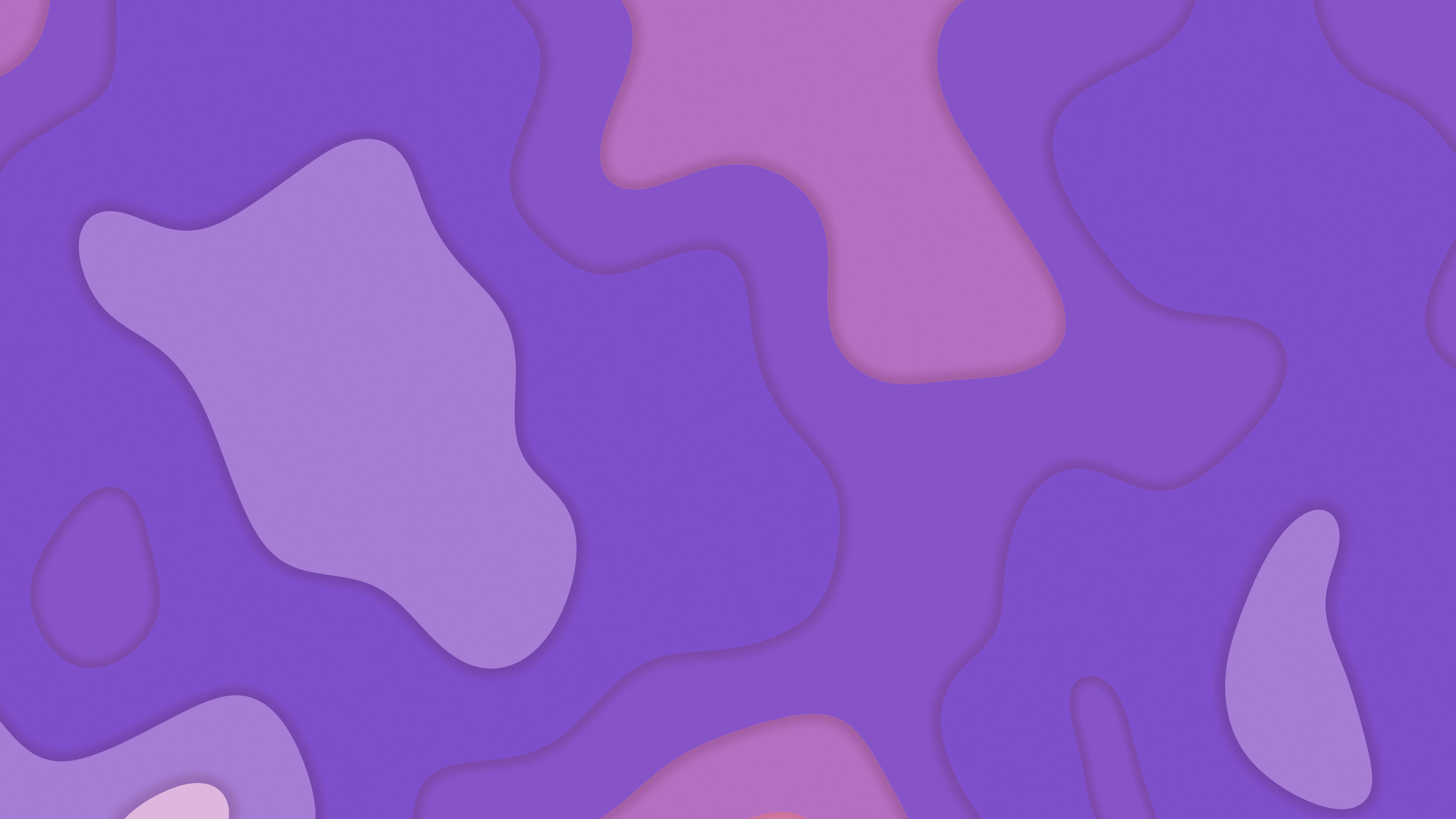 Pink and Purple Layered Topographic desktop wallpaper in 4K