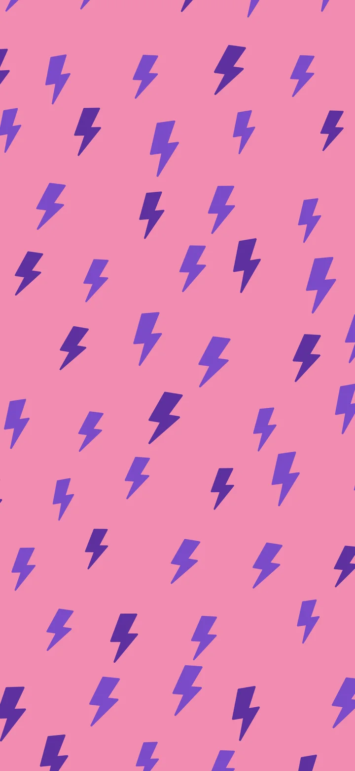 Pink and Purple Lightning Bolt Pattern wallpaper for iPhone and Android
