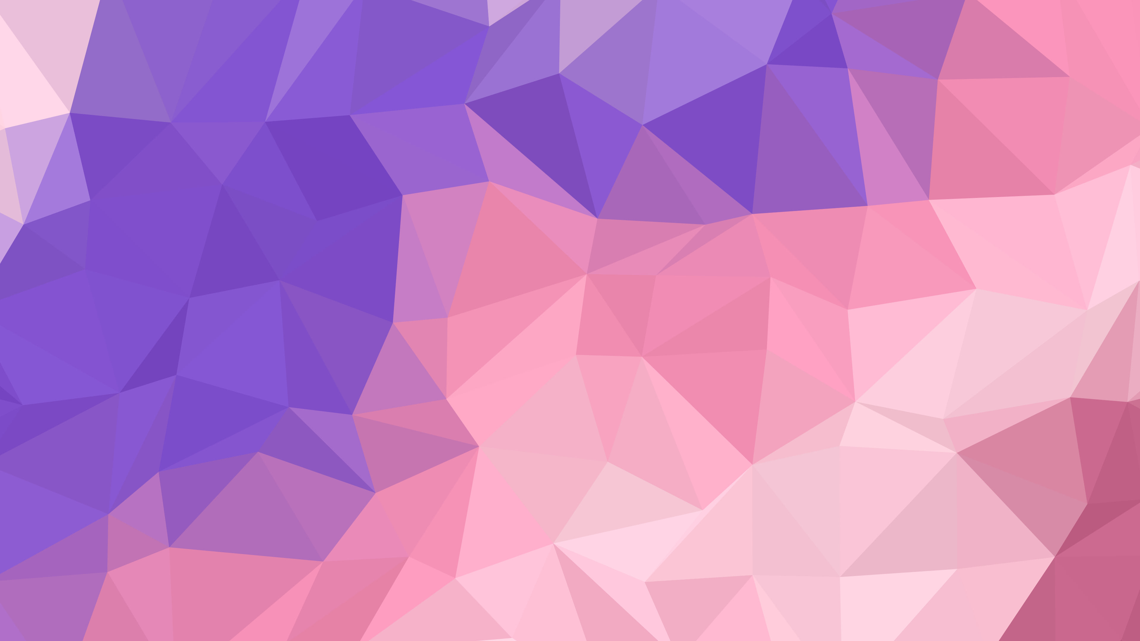 Pink and Purple Low Poly desktop wallpaper in 4K