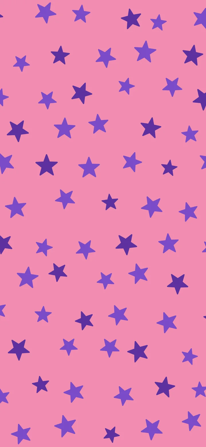 Pink and Purple Star Pattern wallpaper for iPhone and Android