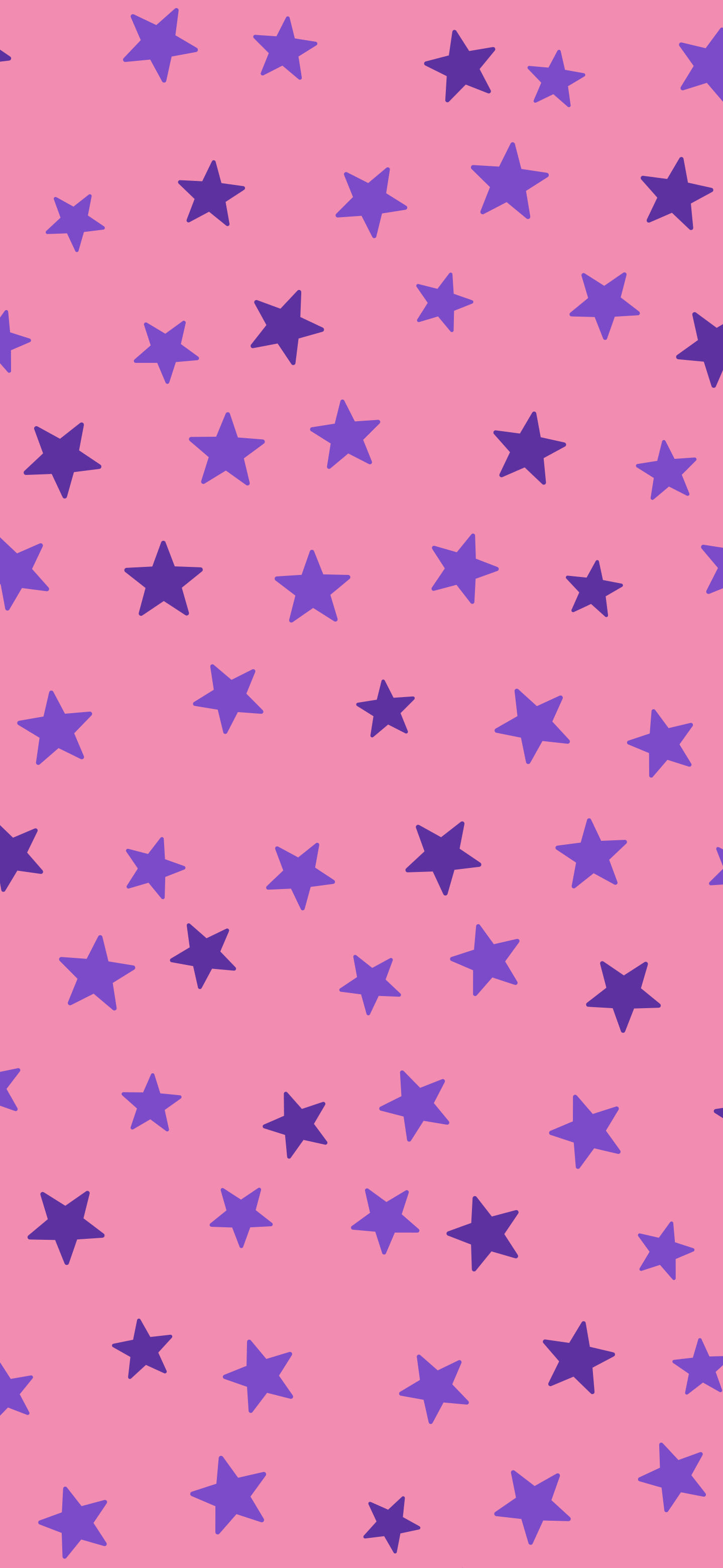 Pink and Purple Star Pattern wallpaper for iPhone and Android