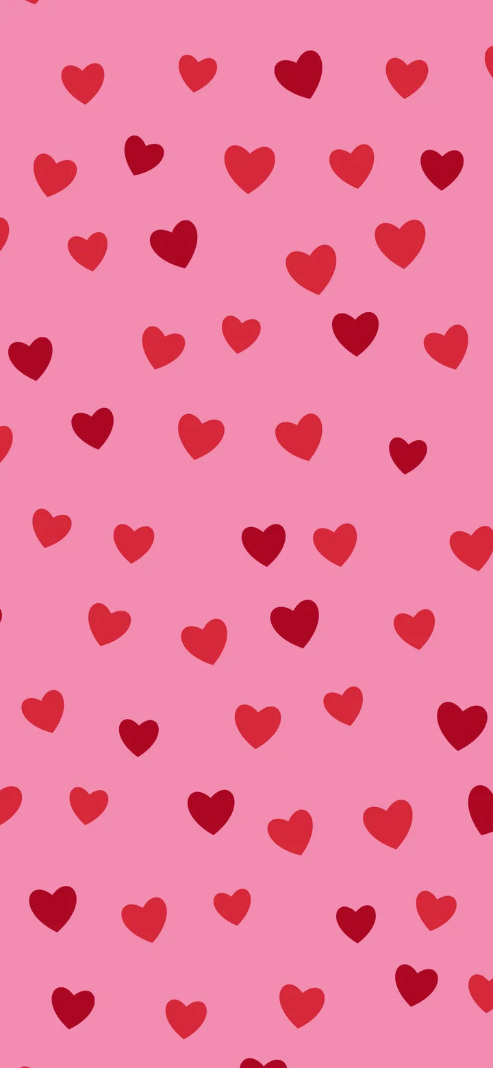 Pink and Red Heart Pattern wallpaper for iPhone and Android