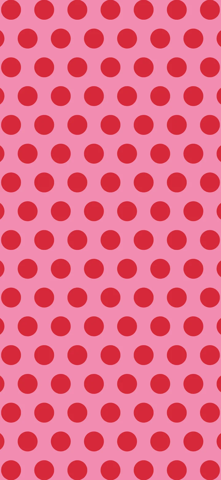 Pink and Red Polka Dot wallpaper for iPhone and Android