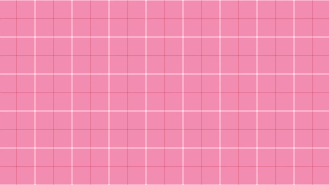 Pink and Red Windowpane Plaid desktop wallpaper in 4K