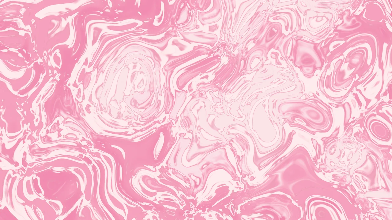 Pink and White Liquid Marble desktop wallpaper in 4K