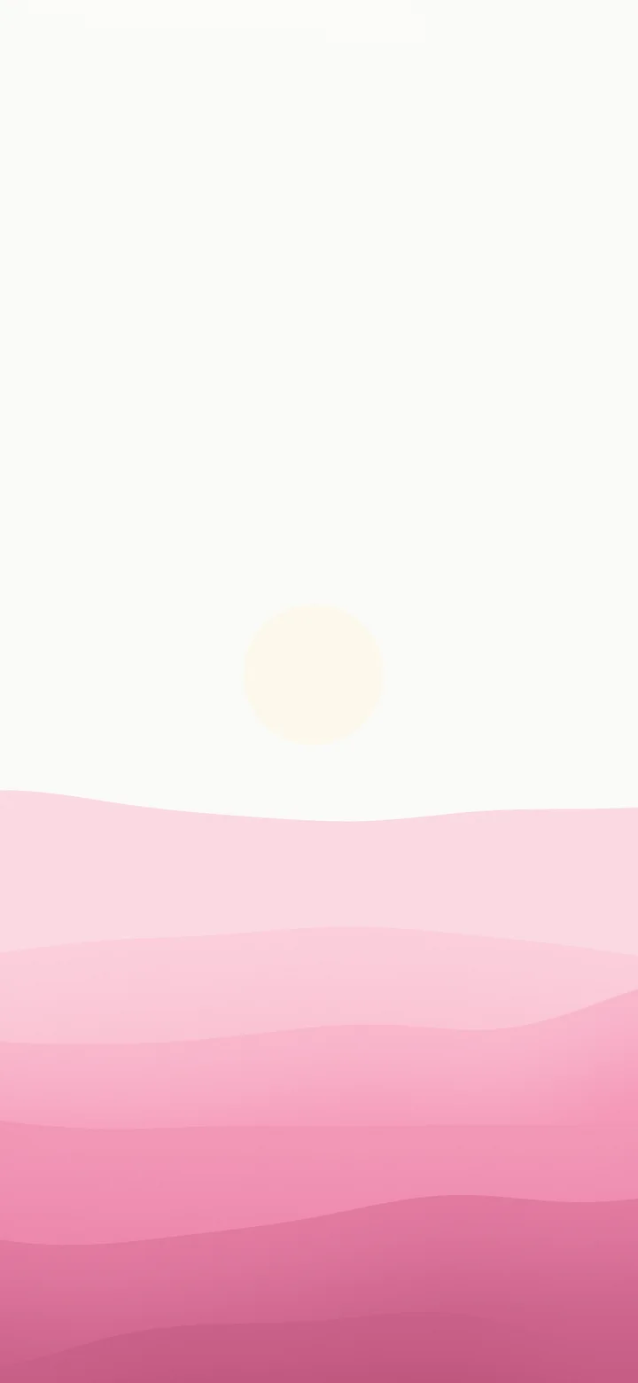 Pink and White Minimalist Desert Dunes wallpaper for iPhone and Android