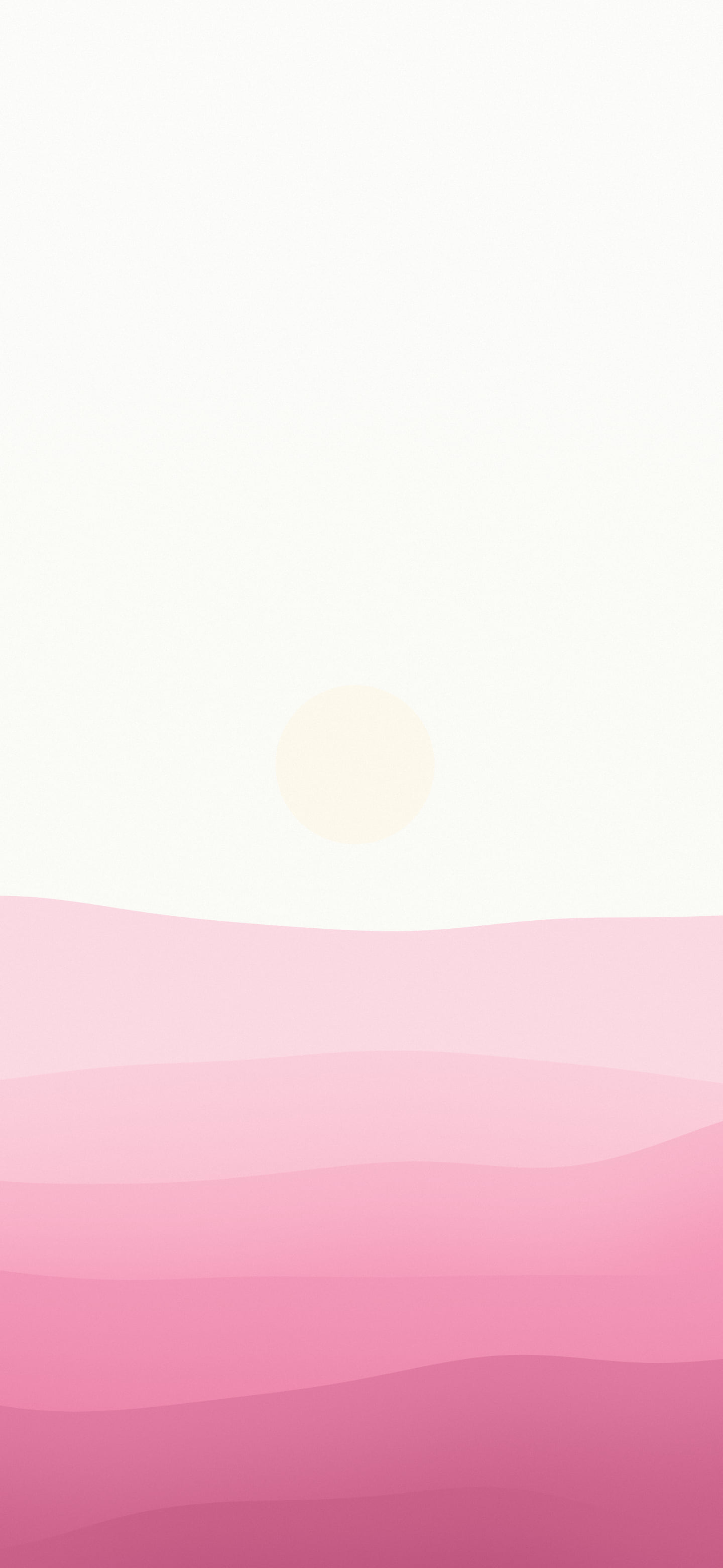 Pink and White Minimalist Desert Dunes wallpaper for iPhone and Android