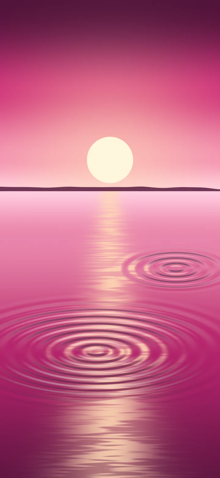 Pink Calm Water Ripples wallpaper for iPhone and Android