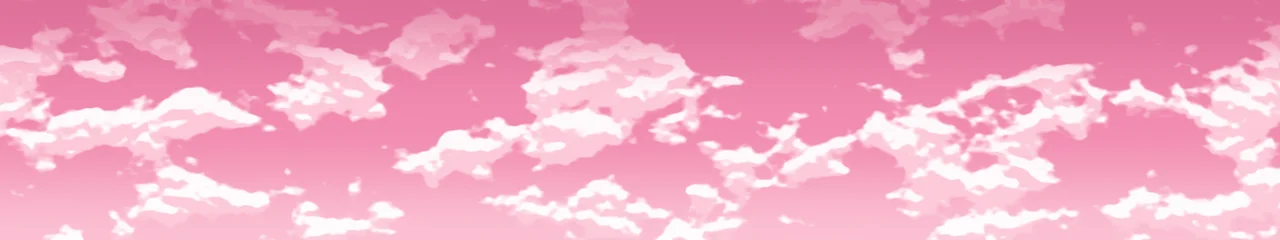 Pink Cloudy Sky triple monitor wallpaper, 7680 × 1440