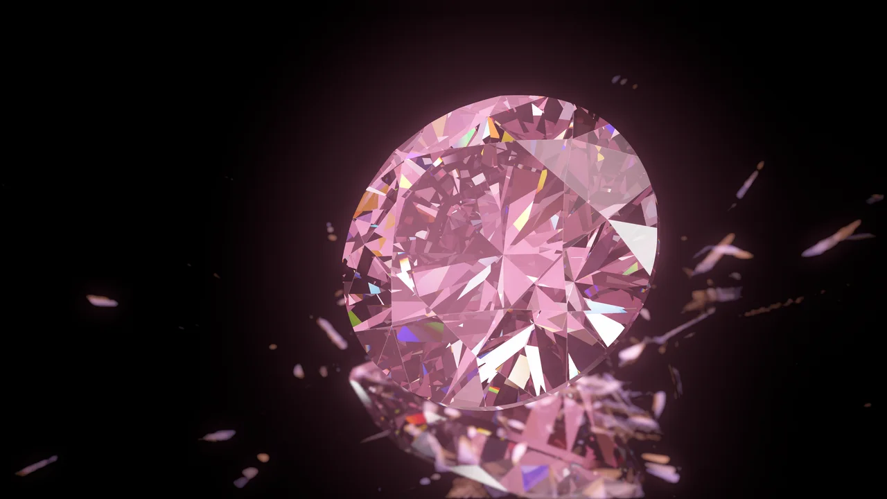 Pink Diamond desktop wallpaper in 4K