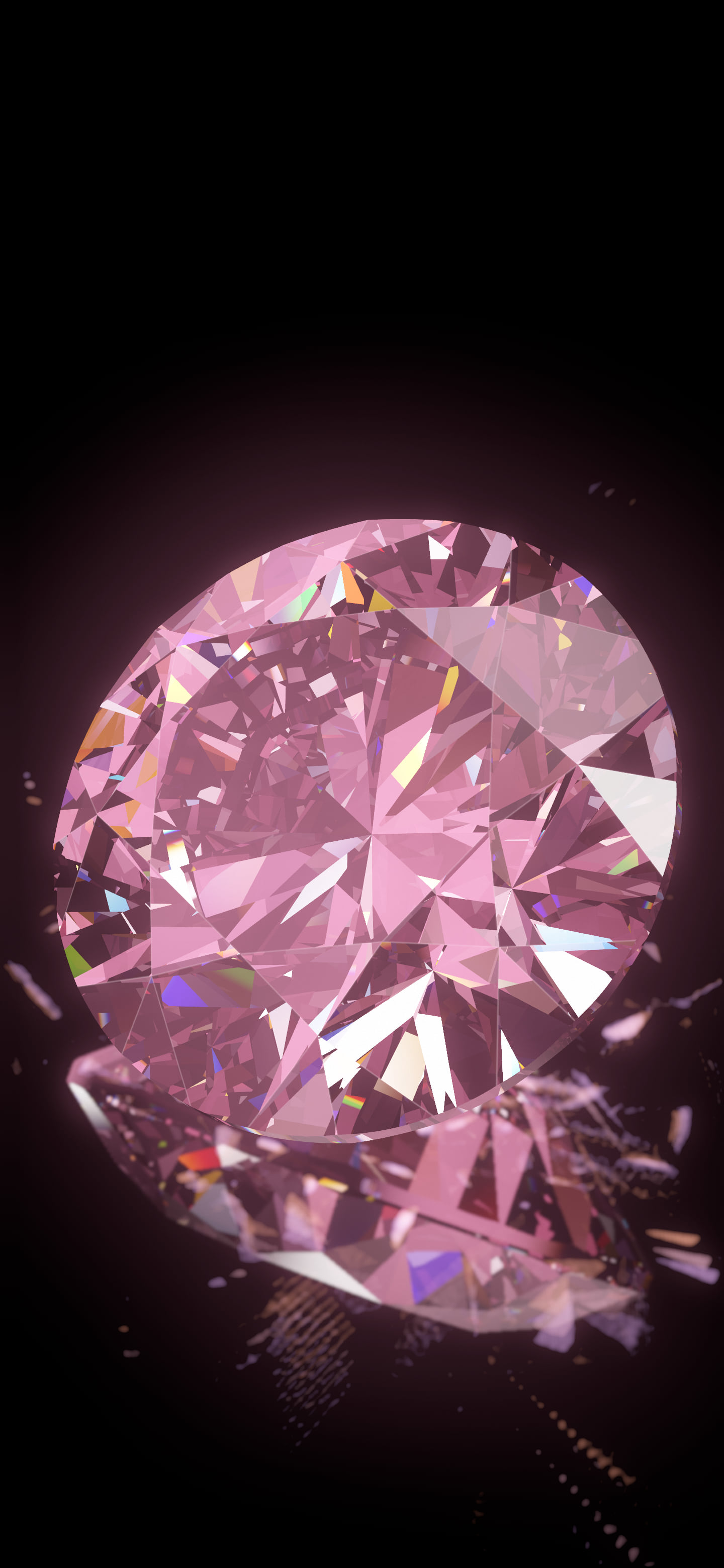 Pink Diamond wallpaper for iPhone and Android