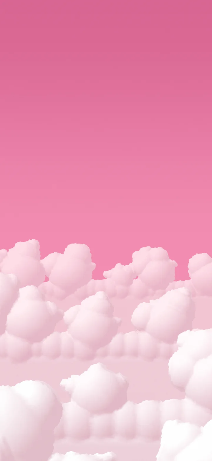 Pink Fluffy Clouds wallpaper for iPhone and Android